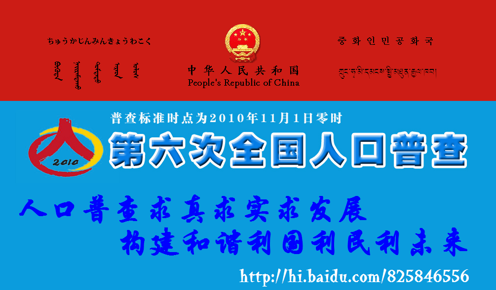 第六次全国人口普查主题