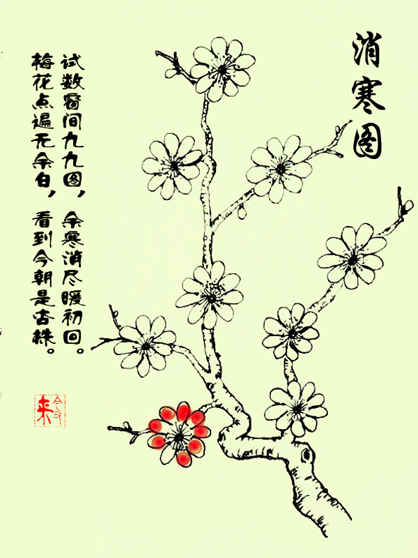 消寒图的梅花样式