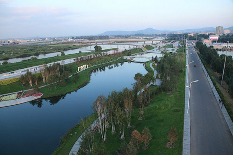 穆稜河鸡西市区段