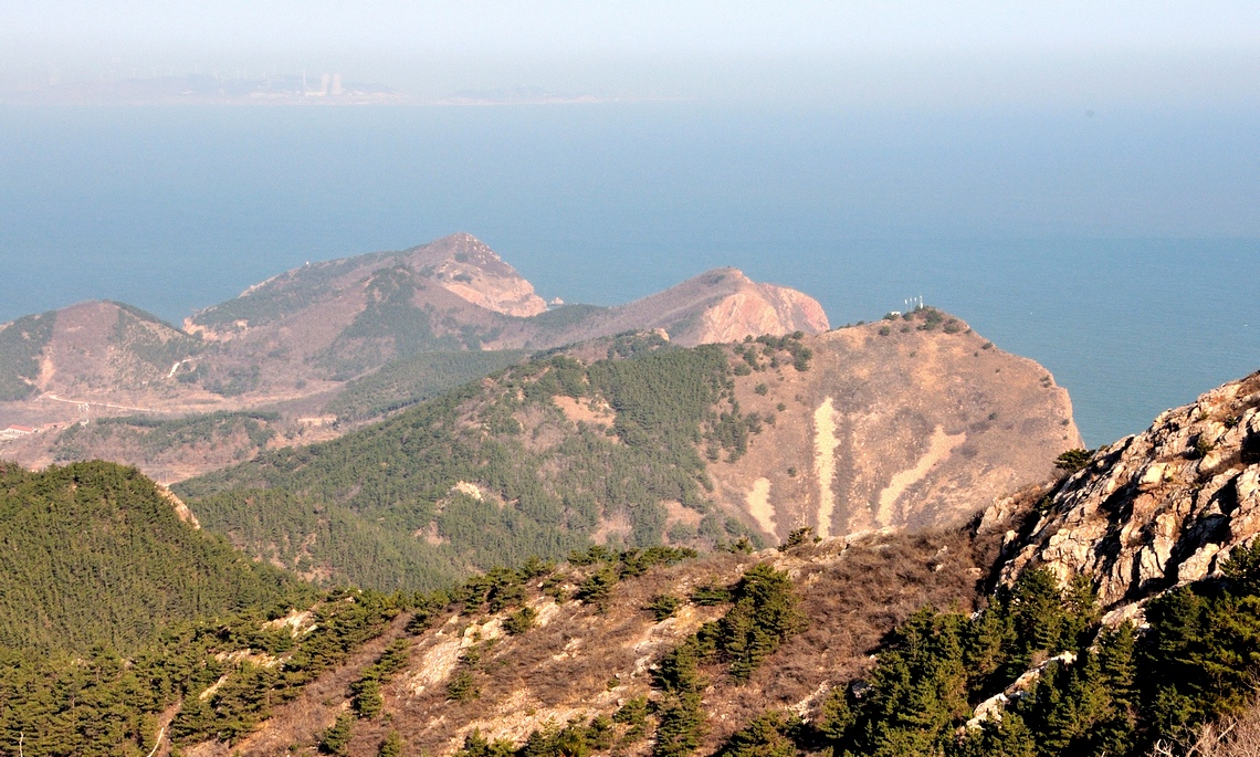 芝罘岛古墓群所在山坡