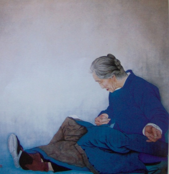 现代工笔人物画-张东林 现代工笔人物画-张东林