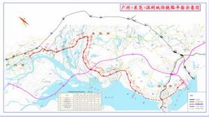 旧规划图(经东莞市区方案) 旧规划图(经东莞市区方案)