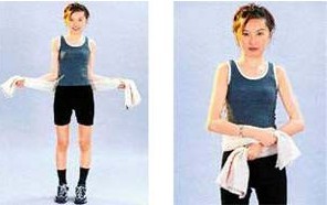 毛巾扩胸操 毛巾扩胸操