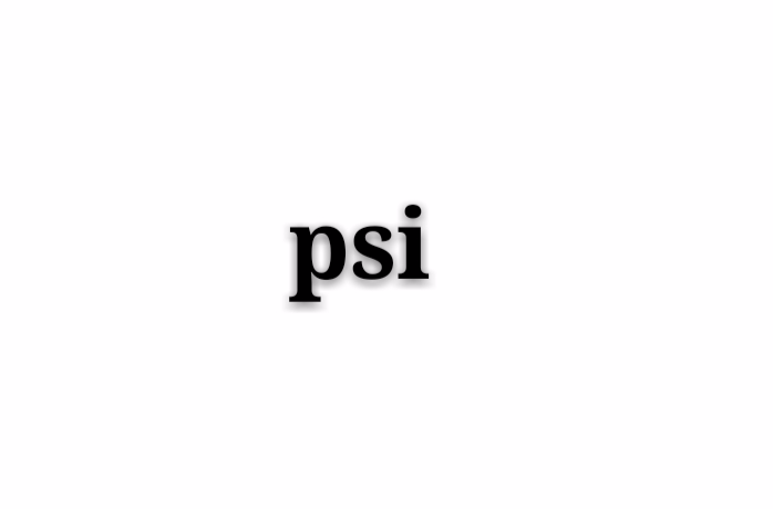 psi(希腊字元Ψ)