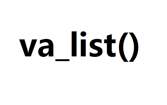 va_list va_list