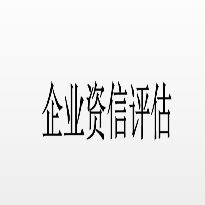 企业资信评估 企业资信评估