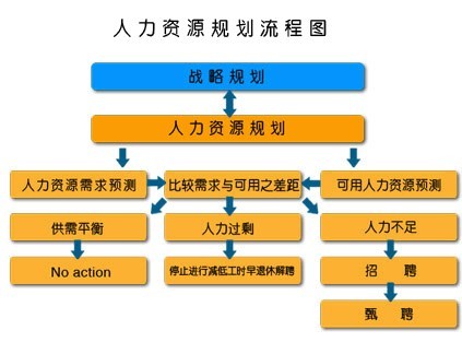 人力资源规划流程图 人力资源规划流程图