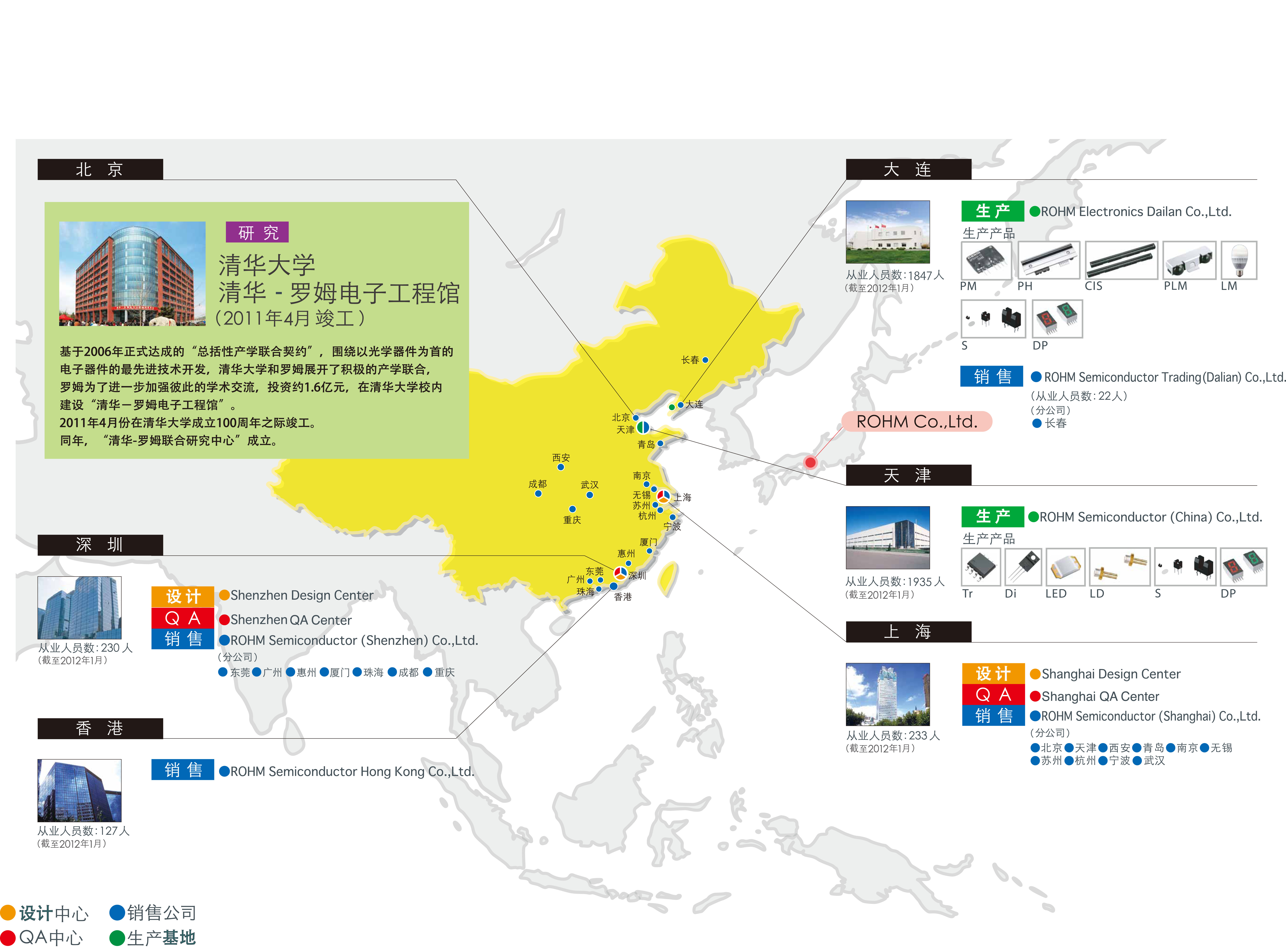 罗姆在中国的服务体系网路 罗姆在中国的服务体系网路