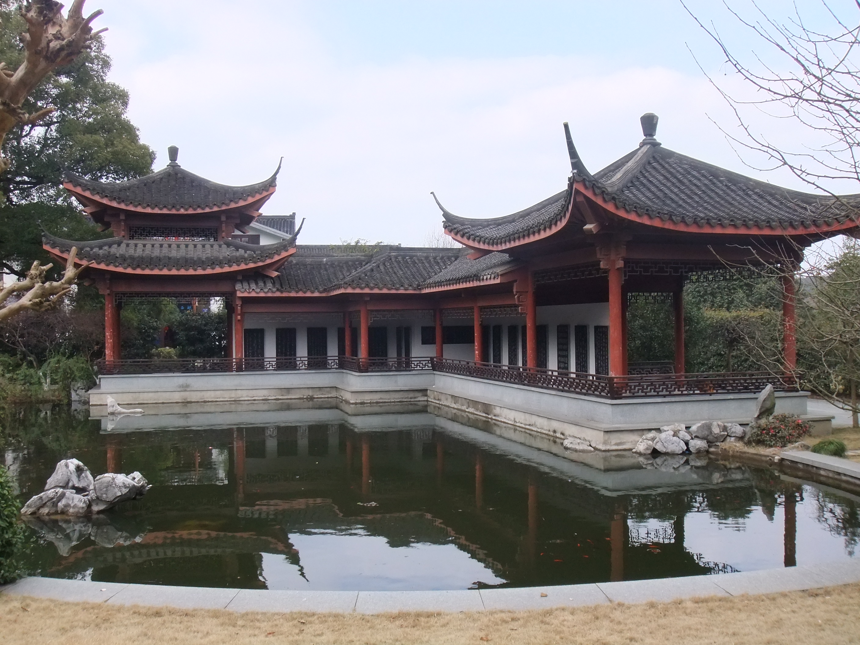 诗碑廊风景