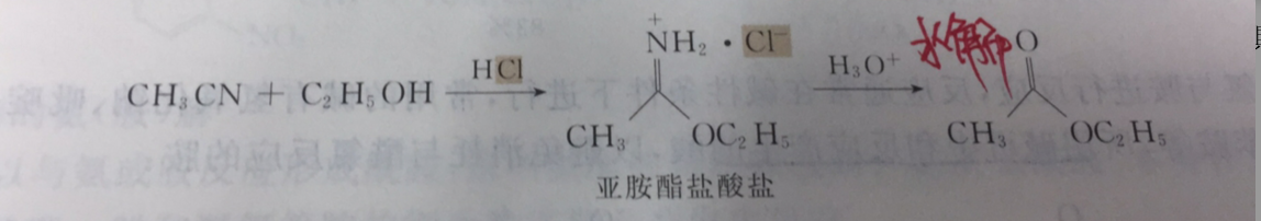 乙腈的乙醇解反应 乙腈的乙醇解反应