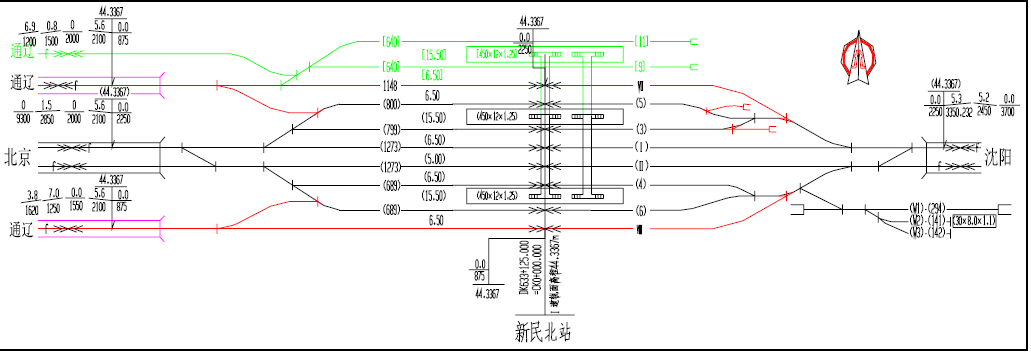 新民北站平面布置图 新民北站平面布置图