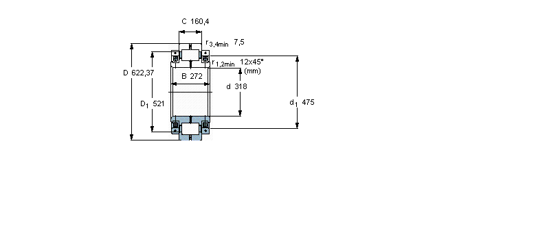 SKF BCSB322213CC轴承 SKF BCSB322213CC轴承