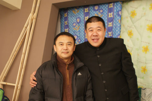 在家有外星人中与导演尚敬合影 在家有外星人中与导演尚敬合影