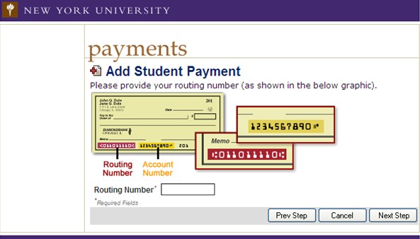 Routing Number Routing Number