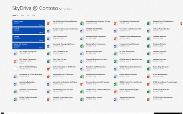 Windows 8/RT 版 skydrive Pro 套用 Windows 8/RT 版 skydrive Pro 套用