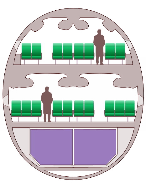 飞机构造示意图