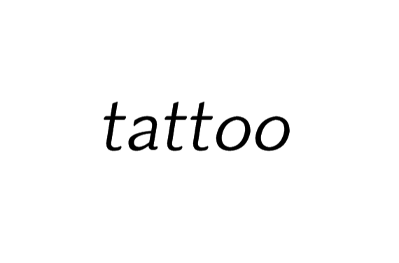 tattoo(英语单词)