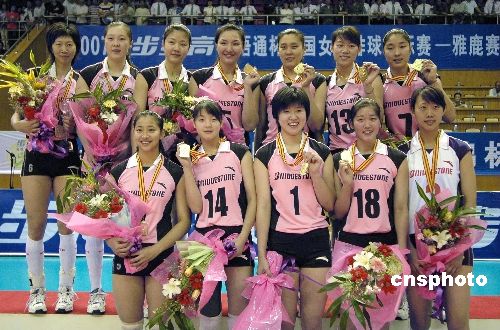 天津卫冕女排全锦赛 天津卫冕女排全锦赛
