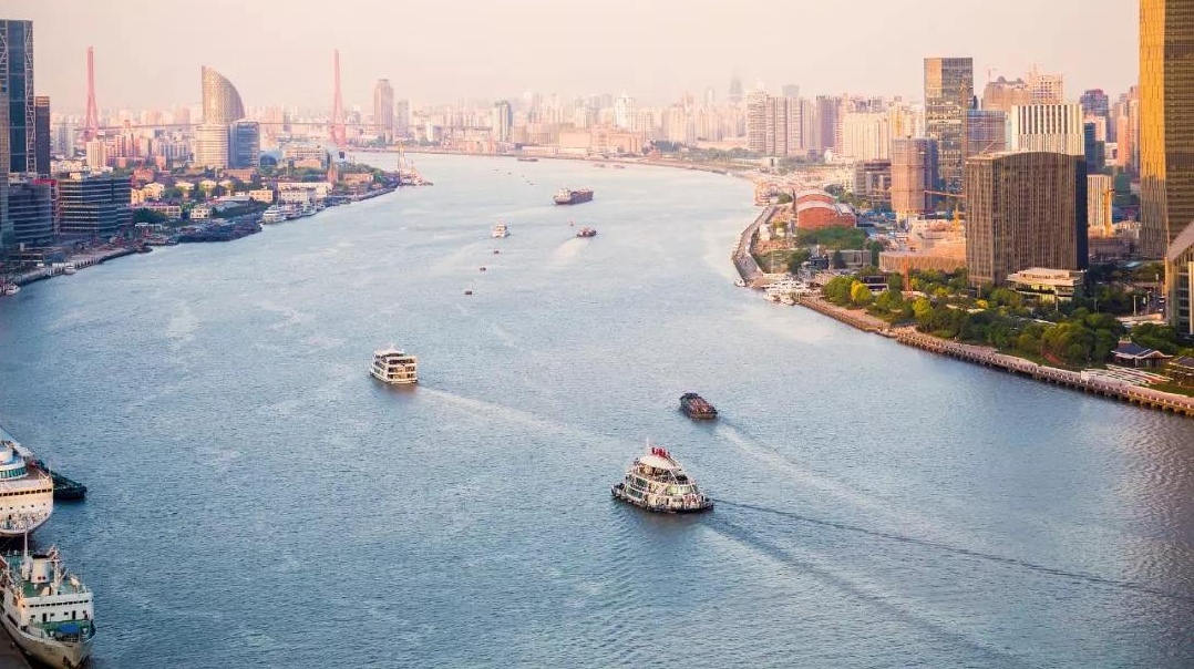 黄浦江入长江处吴淞口 黄浦江入长江处吴淞口