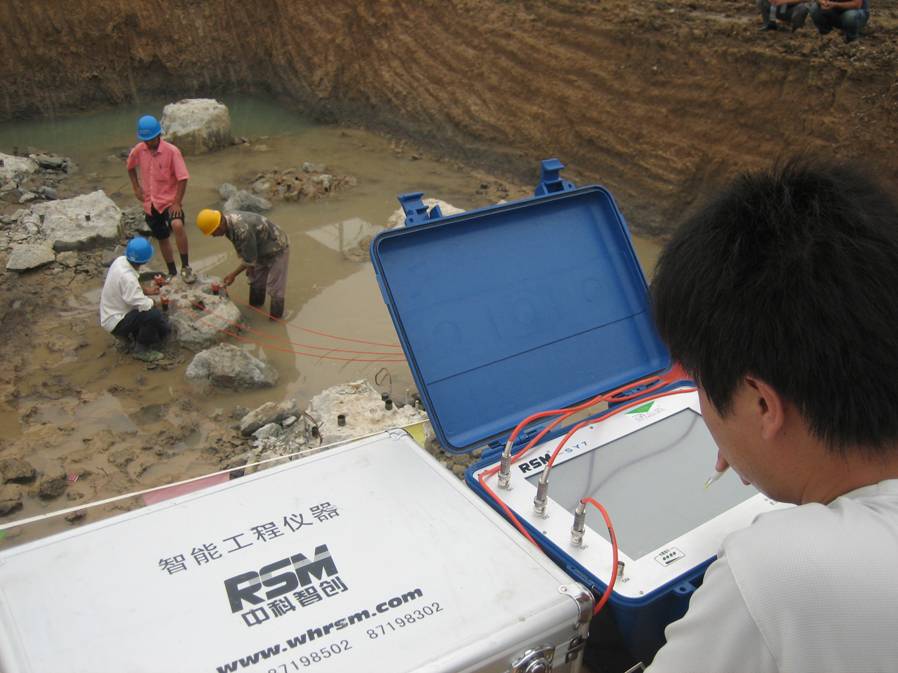 无线分体基桩循测