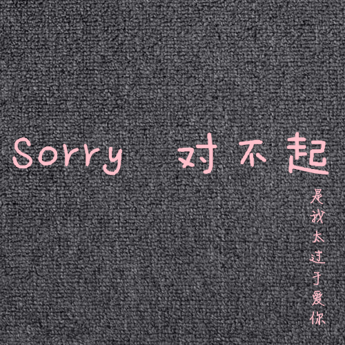 Sorry对不起(MJ-7歌曲) Sorry对不起(MJ-7歌曲)
