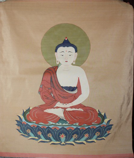 仿宋缂丝——佛像 仿宋缂丝——佛像