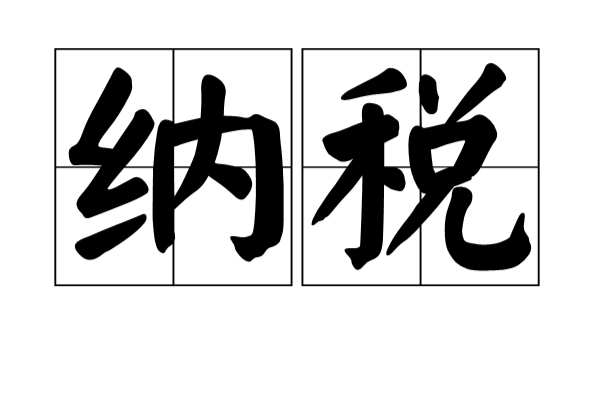 纳税 纳税