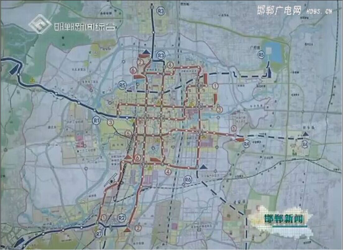 邯郸轨道交通规划 邯郸轨道交通规划