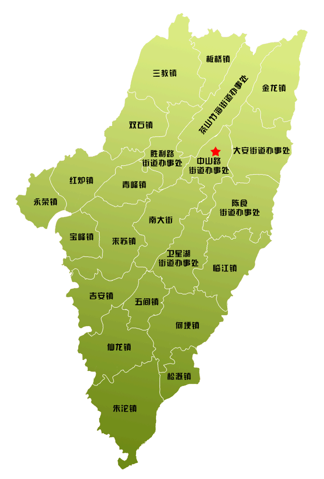 永川区行政区划图 永川区行政区划图