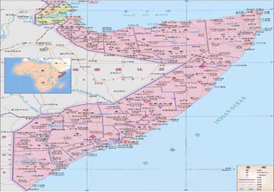 索马里地图 索马里地图