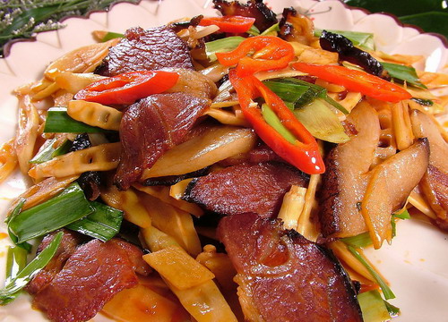 腊肉和合渣 腊肉和合渣
