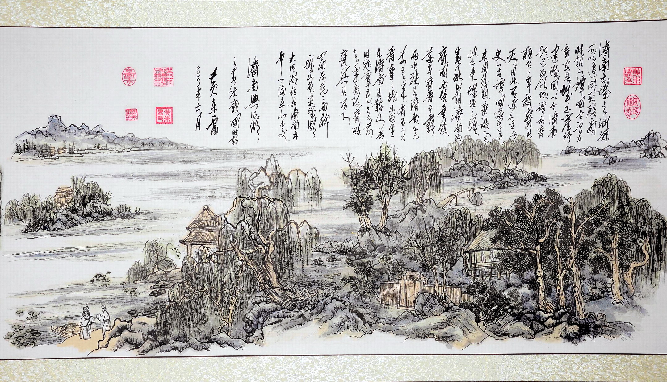 奇卷《历代济南之明湖》春秋战国时期