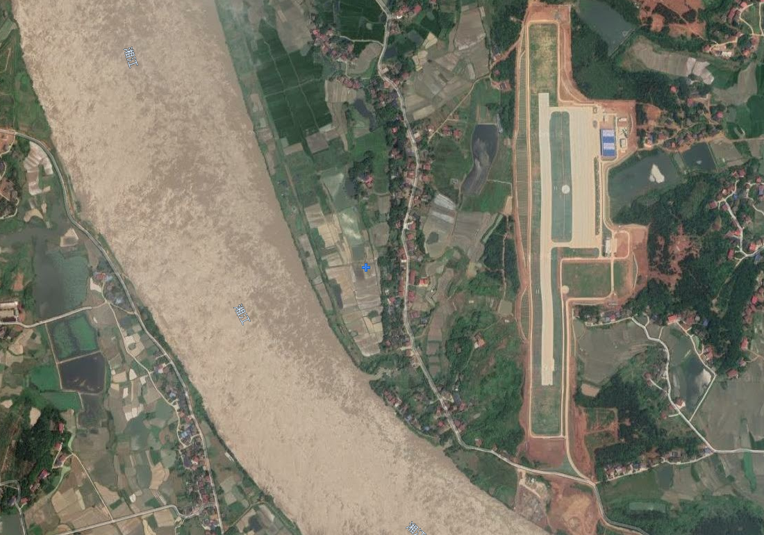 衡阳大浦通用机场卫星地图 衡阳大浦通用机场卫星地图