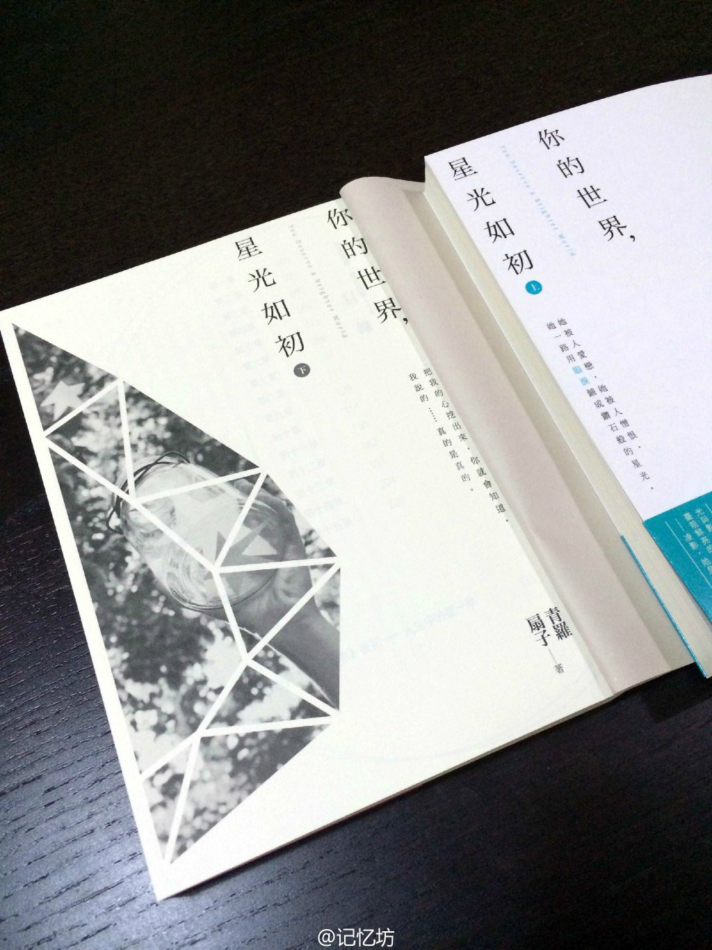 《你的世界，星光如初》上册书模