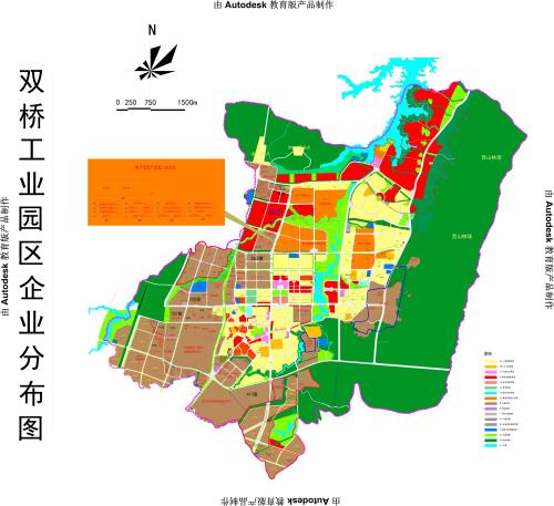 重庆市双桥工业园区企业分布图 重庆市双桥工业园区企业分布图