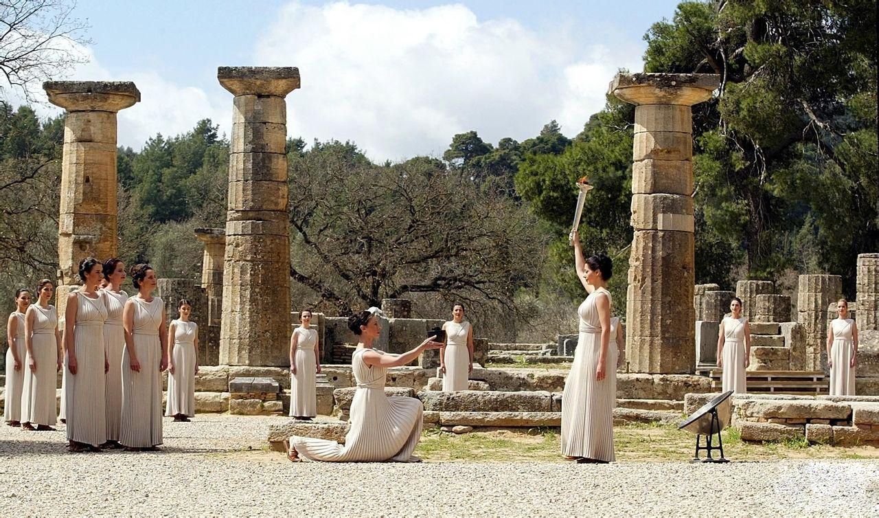 古代奥运会圣火 古代奥运会圣火