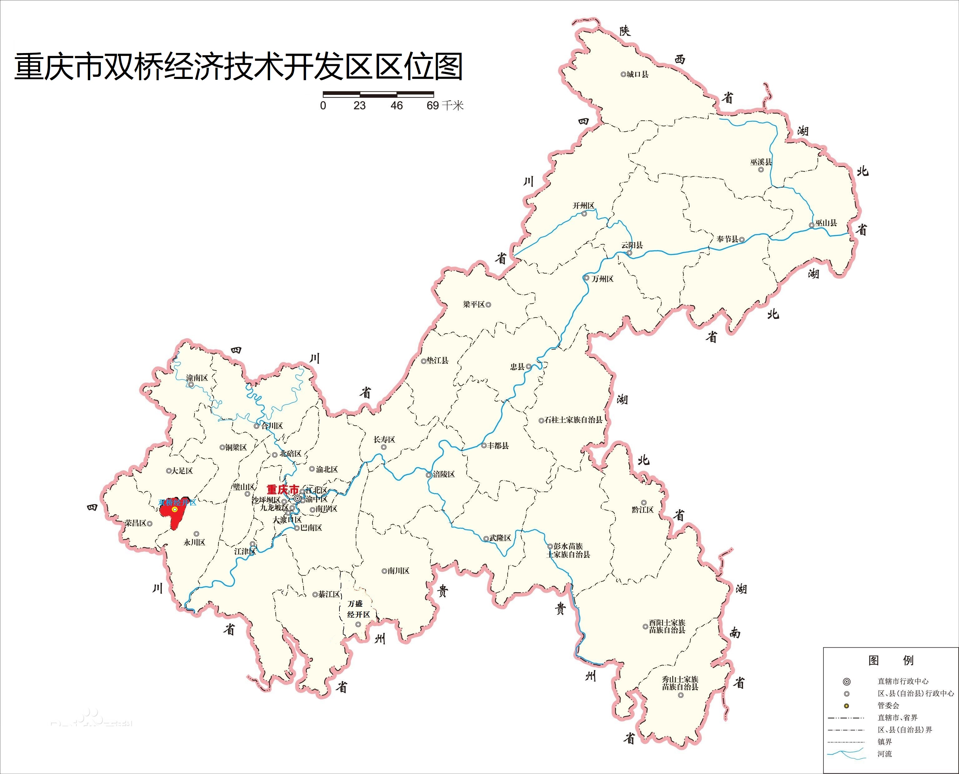 重庆市双桥区区点阵图 重庆市双桥区区点阵图
