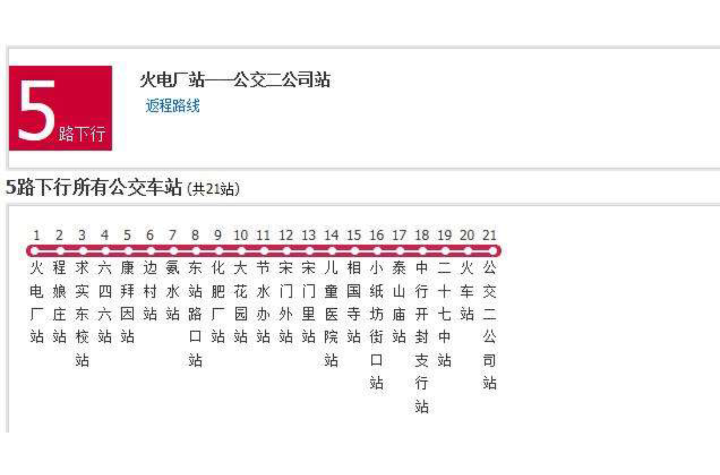 开封公交5路 开封公交5路