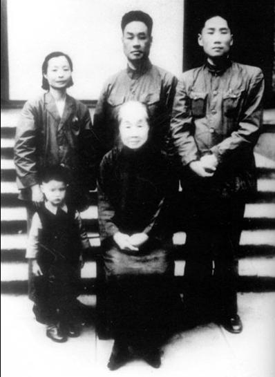 杨开智夫妇及毛岸英等 杨开智夫妇及毛岸英等