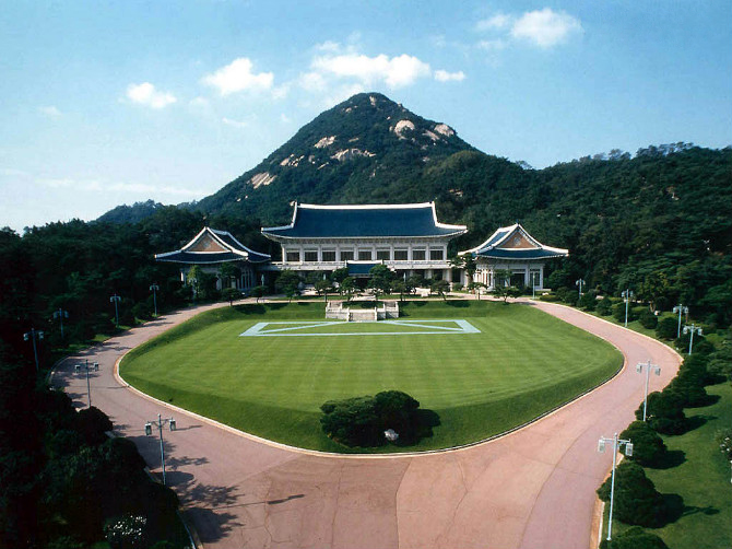 韩国总统官邸—青瓦台 韩国总统官邸—青瓦台