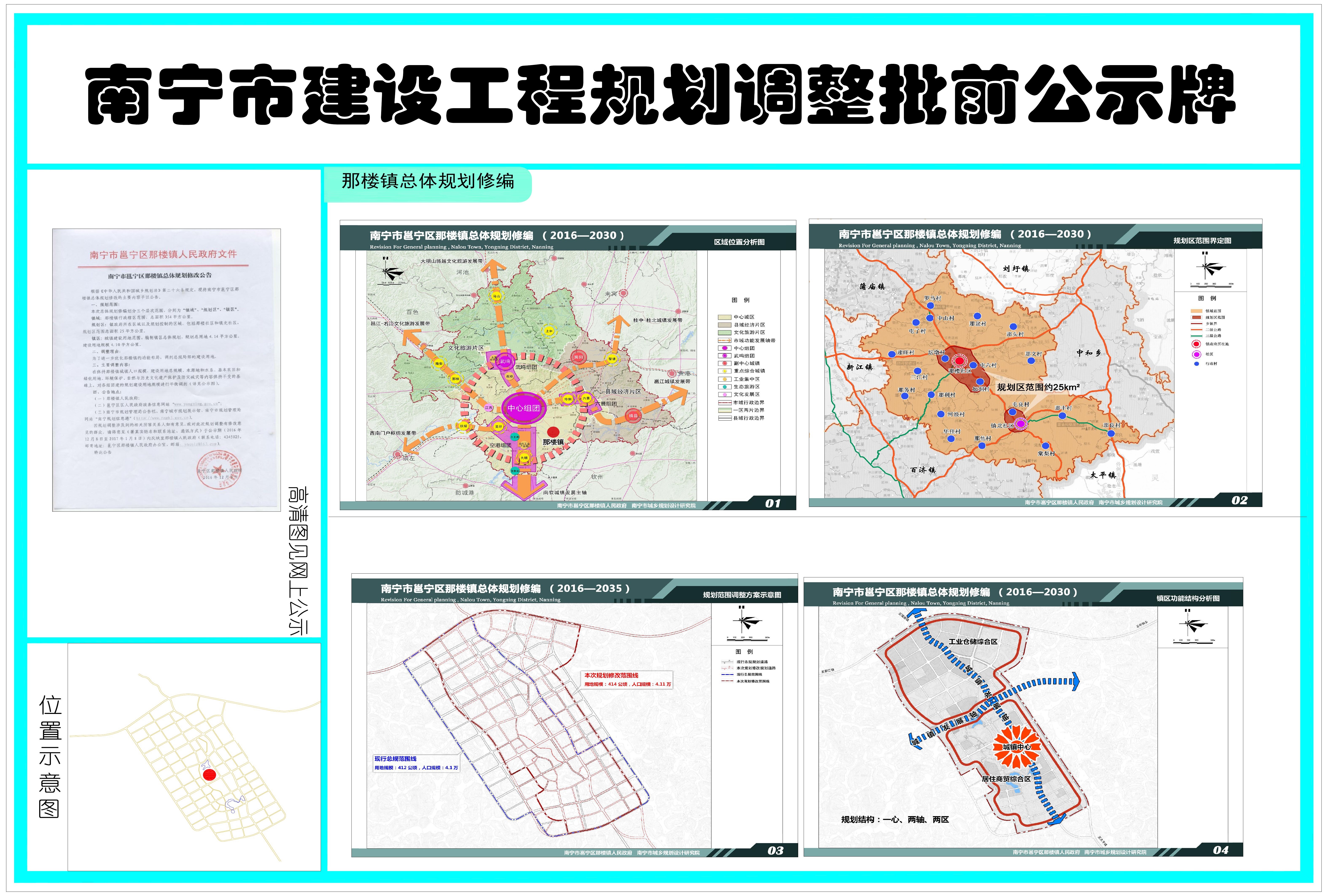 那楼镇总体规划图 那楼镇总体规划图