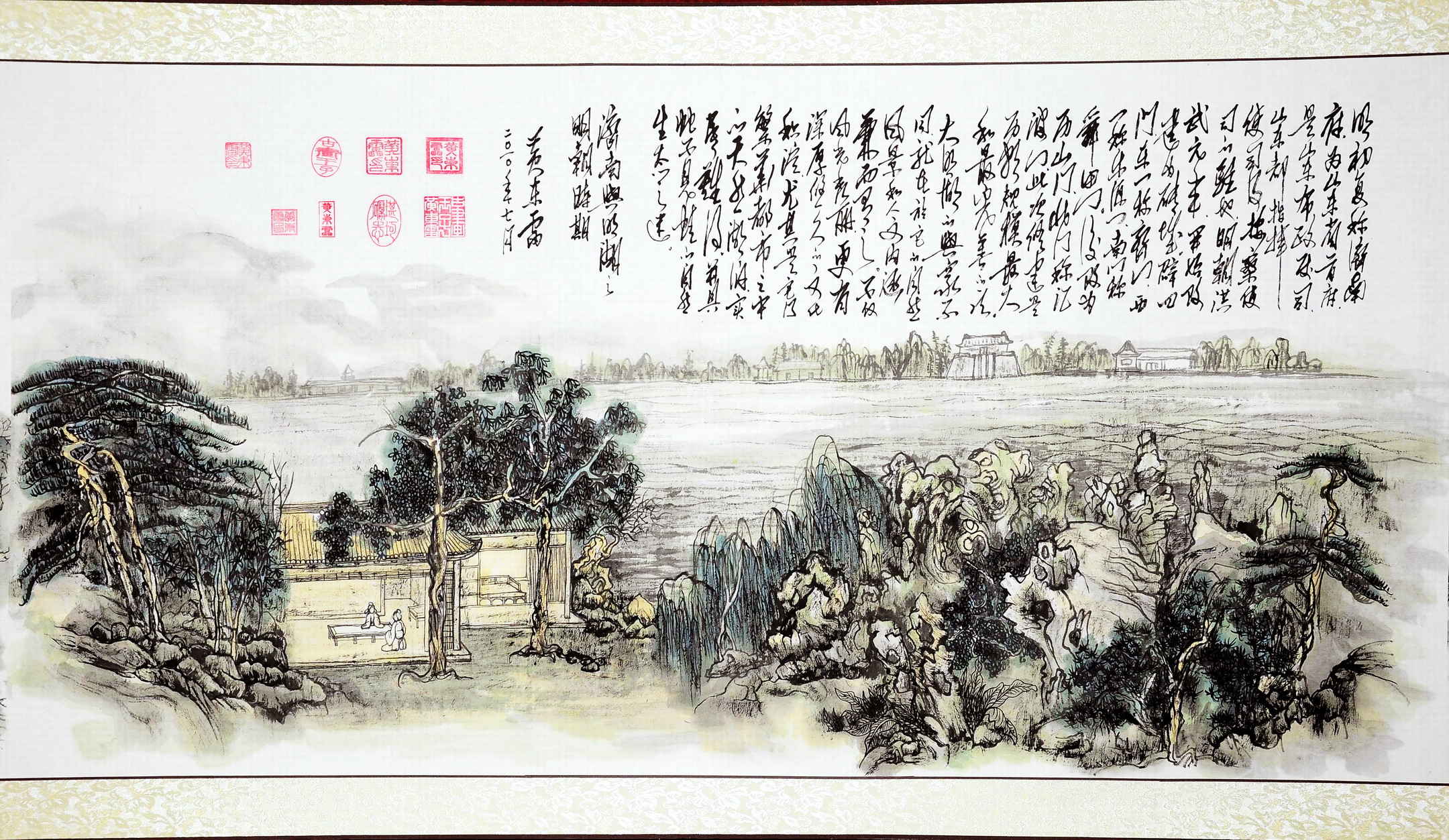 奇卷《历代济南之明湖》明朝时期