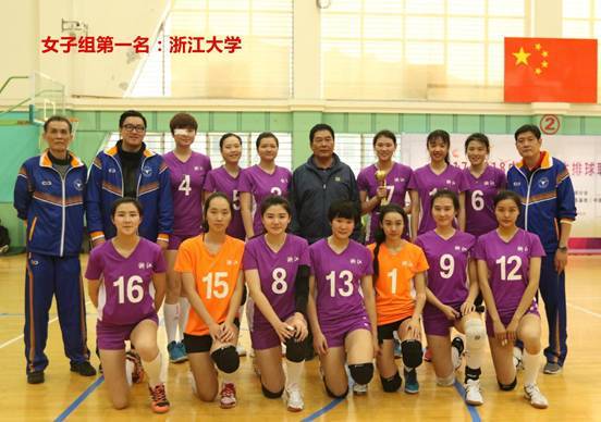 浙江大学女排获得冠军1 浙江大学女排获得冠军1