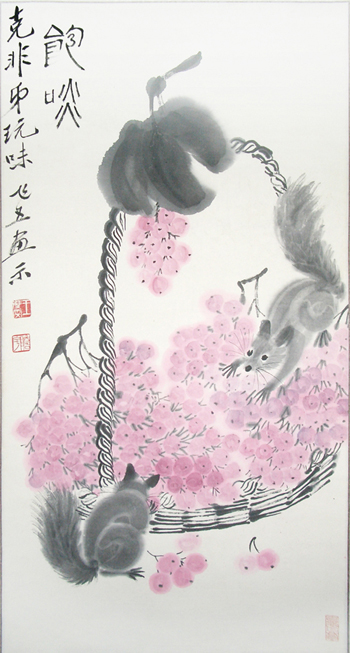 王庆雯先生画赠高克非的作品 王庆雯先生画赠高克非的作品