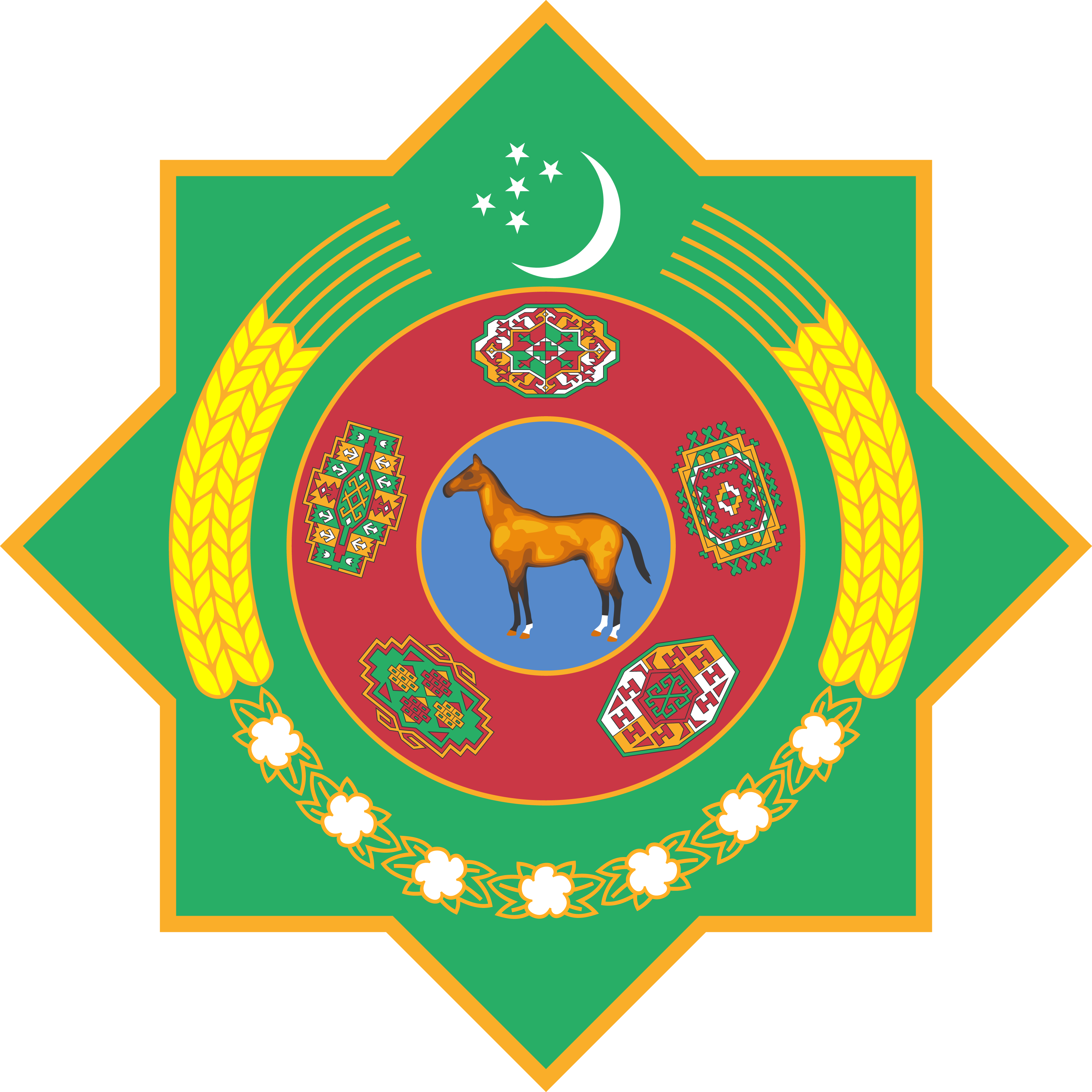 土库曼斯坦国徽