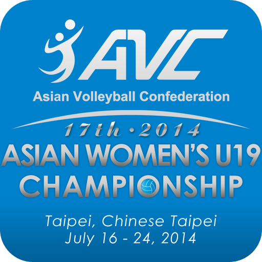 2014年U19女排亚锦赛会徽2