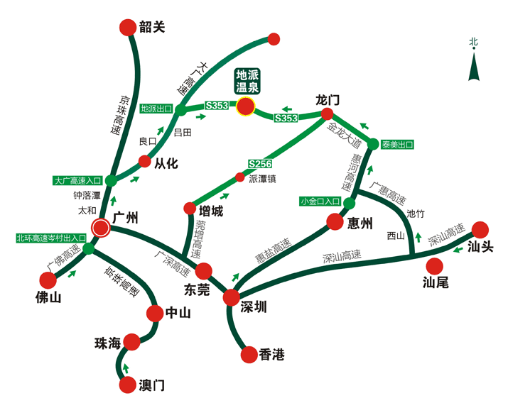 地派温泉自驾游路线图 地派温泉自驾游路线图
