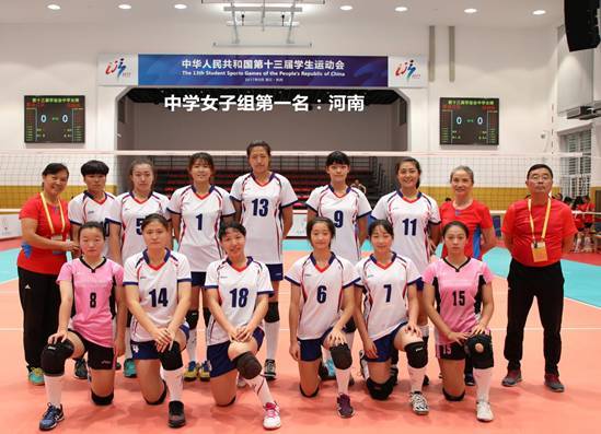 中学组河南队