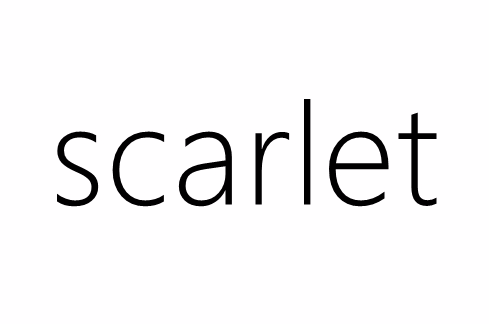 scarlet(英语单词) scarlet(英语单词)