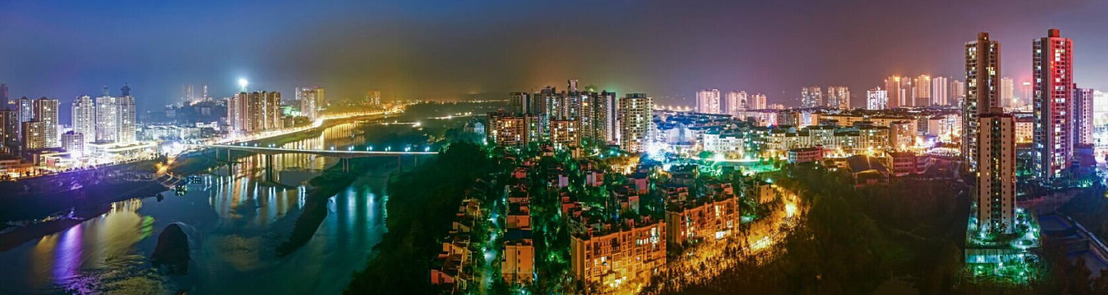 潼南区夜晚全景图 潼南区夜晚全景图